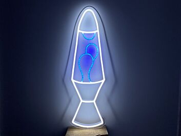 Lava Lamp Color Changing Animated Neon Sign
