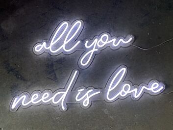 All You Need Is Love Neon Sign