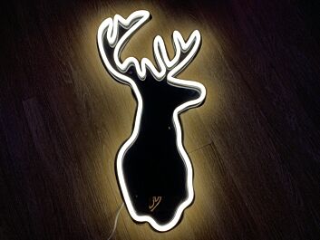 Deer Head Neon Sign