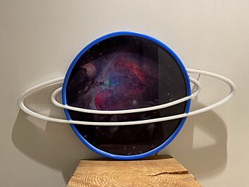 Planet Saturn Neon Sign