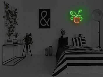 Plant Neon Sign
