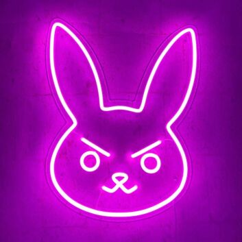 Dva Bunny Neon Sign