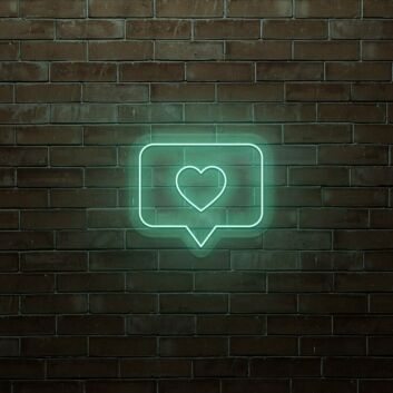 Heart Notification LED Sign