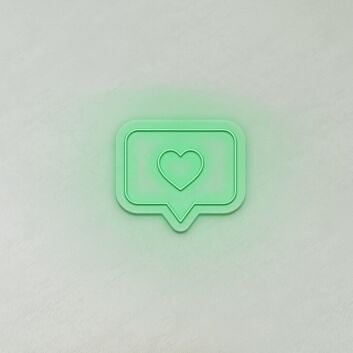 Heart Notification LED Sign