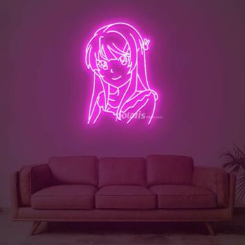 Mai Sakurajima 2 Neon Sign