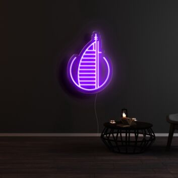 Dubai City Icon Neon Sign