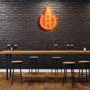 Marrakech City Icon Neon Sign