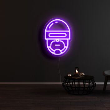 Robocop Neon Sign