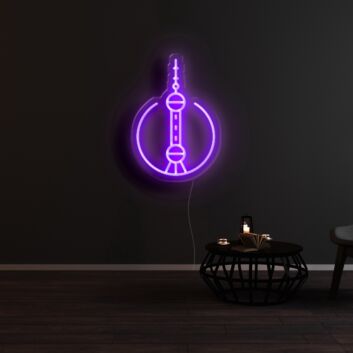 Shanghai City Icon Neon Sign