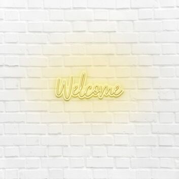 Welcome LED Sign