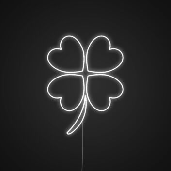 Four Leaf Clover Neon Sign