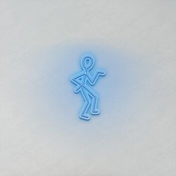 Dancing Stick Man LED Neon Sign