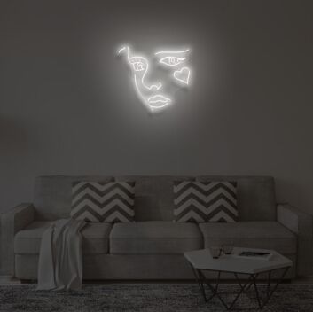 LOVE MARK&quot; LED Neon Sign