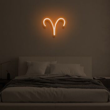 &quot;ARIES&quot; LED Neon Sign