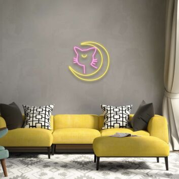 Sailor Moon Luna Neon Sign