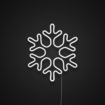 Snowflake Neon Sign