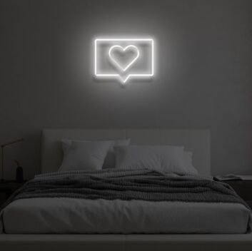 INSTAGRAM HEART&quot; LED Neon Sign