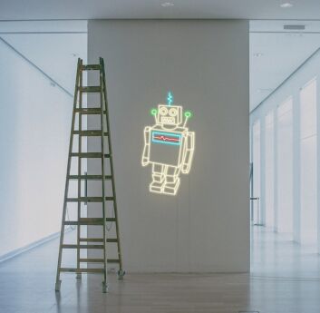 Classic Robot Neon Sign