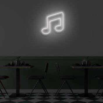 MUSIC NOTE&quot; LED neon sign