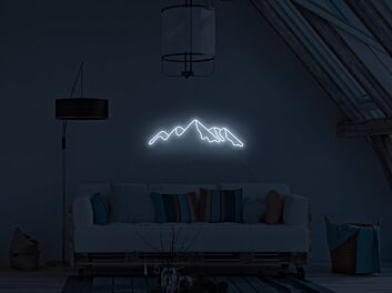 Mountain Skyline Neon Sign