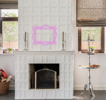 Pink Frame Neon Sign