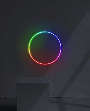 RGB Dynamic Color Circle Neon Sign