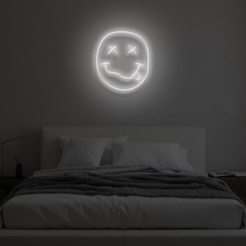 NIRVANA SMILEY FACE LED Neon Sign