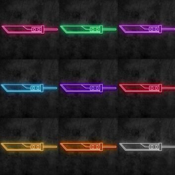 Buster Sword Neon Sign