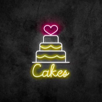Cake Neon Sign