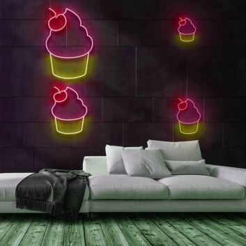 Cupcake Neon Sign