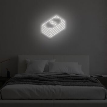 DOLLAR BILLS&quot; LED Neon Sign
