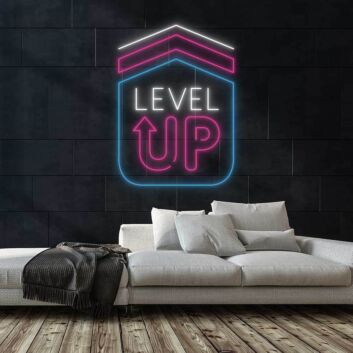 Level Up Neon Sign