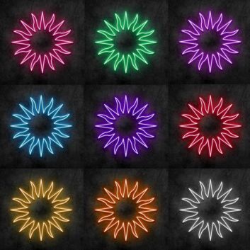 Sun Neon Sign