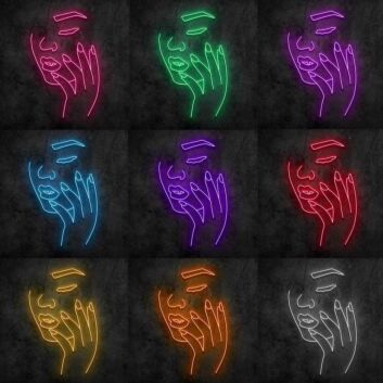 Vampire Girl Neon Sign