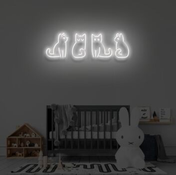 KITTENS LED Neon Sign