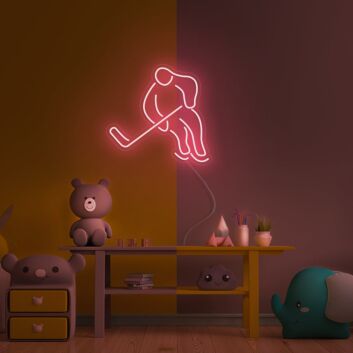 Ice Hockey Neon Sign
