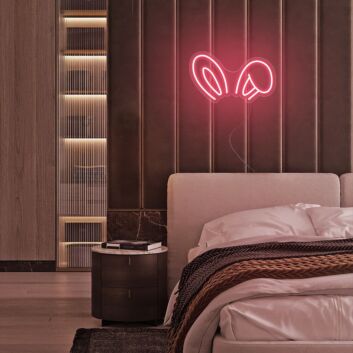 Mini Bunny Ears Neon Sign
