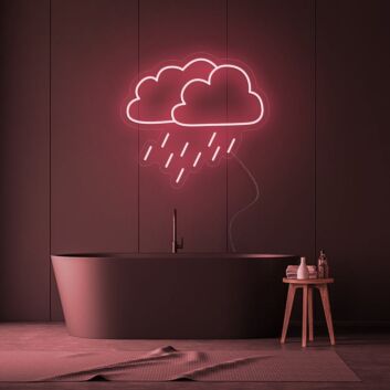 Rainy Cloud Neon Sign