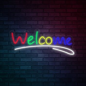 Welcome Neon Sign