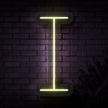 Personalized Initial Letter I Neon Sign MNC41528