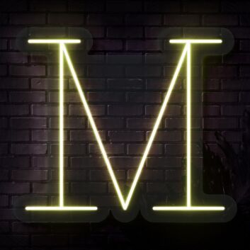 Personalized Initial Letter M Neon Sign MNC41532