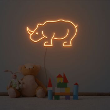 The Rhino Line Neon Light Signs Custom Neon Sign For Wedding Bar Party Decoration