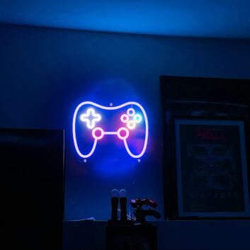 Xbox Game Controller Neon Sign