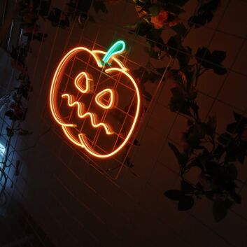Pumpkin Halloween Led Light Sign