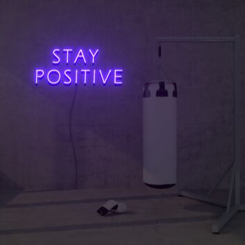Stay Positive Neon Sign Lights Night Lamp Led Neon Sign Light For Home Party