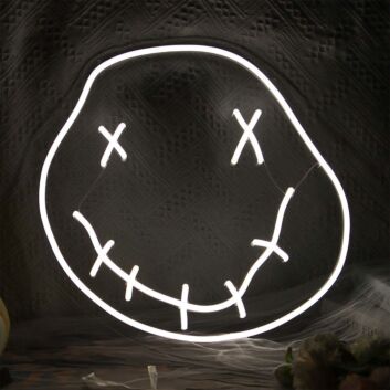 Funny Goofy Face Neon Sign