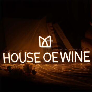 House of Wine Neon Sign