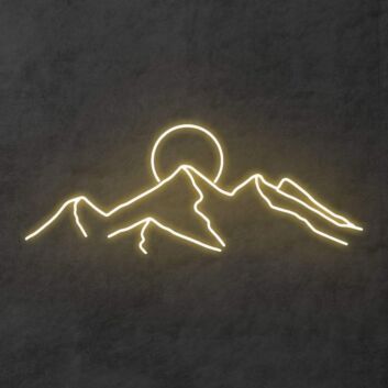 Desert Sunset Neon Sign