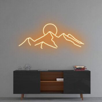 Desert Sunset Neon Sign