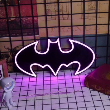 Bat Man Neon Sign